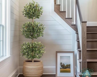 Sztuczne drzewo oliwne 5 stóp, sztuczna roślina, dekoracja do domu, drzewo podłogowe