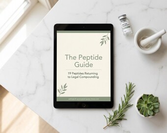 "Peptide-Leitfaden: 19 Schlüssel-Peptide, die die Produktion wieder legal machen wollen (PDF Download)"