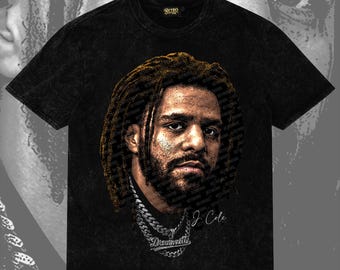 J Cole Vintage Comic PNG | Halftone Hip Hop Artwork (Digital Download)