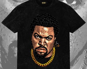 Ice Cube Big Head PNG | Vintage Comic Hip hop Artwork (Digital Download)