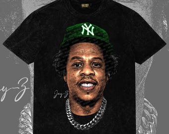 Jay-Z Big Head PNG | Vintage Comic Style Hip-Hop Icon Artwork (Digital Download)