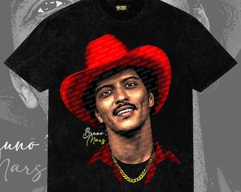 Bruno Mars Big Head PNG | Vintage Comic Style Hip Hop Artwork (Digital Download)