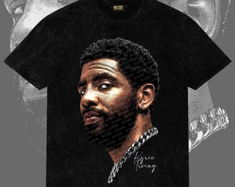 Kyrie Irving Big Head PNG | Vintage Comic Basketball Artwork (Digital Download)