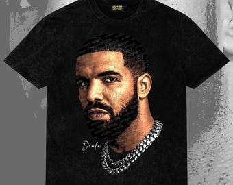 Retro Drake Big Head PNG | Vintage Comic Style Hip Hop Artwork (Digital Download)