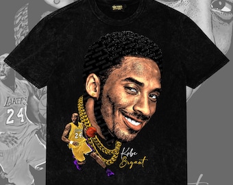 Retro Kobe Bryant Side B Big Head PNG | Vintage Comic Basketball Artwork (Digital Download)