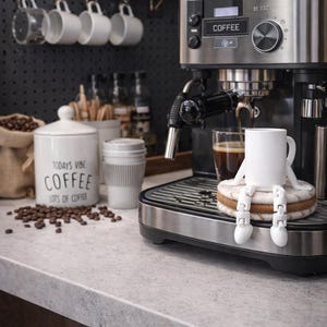 3D printed coffee buddy, articulated coffee cup figure, coffee lover desk decor, cute office gift, coffee mug character,3D printed coffee mug buddy, articulated coffee cup toy, coffee lover gift, desk decoration, office coffee lover decor.

Articulated 3D printed coffee cup character, coffee lover desk buddy, cute coffee mug figure, office gift idea,3D printed coffee mug figure, coffee lover articulated buddy, desk decor for coffee lovers, fun office decoration