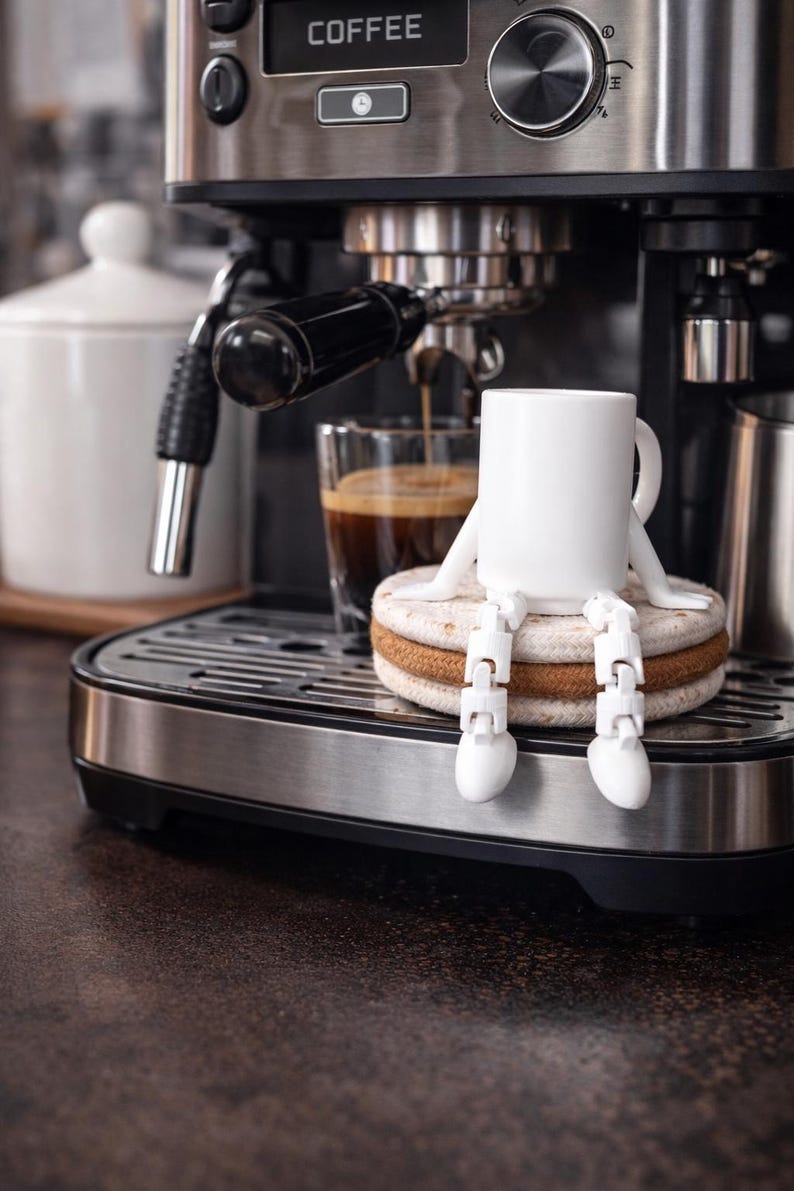 3D printed coffee buddy, articulated coffee cup figure, coffee lover desk decor, cute office gift, coffee mug character,3D printed coffee mug buddy, articulated coffee cup toy, coffee lover gift, desk decoration, office coffee lover decor.

Articulated 3D printed coffee cup character, coffee lover desk buddy, cute coffee mug figure, office gift idea,3D printed coffee mug figure, coffee lover articulated buddy, desk decor for coffee lovers, fun office decoration