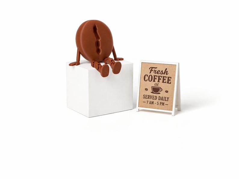 3D printed coffee buddy, articulated coffee cup figure, coffee lover desk decor, cute office gift, coffee mug character,3D printed coffee mug buddy, articulated coffee cup toy, coffee lover gift, desk decoration, office coffee lover decor.

Articulated 3D printed coffee cup character, coffee lover desk buddy, cute coffee mug figure, office gift idea,3D printed coffee mug figure, coffee lover articulated buddy, desk decor for coffee lovers, fun office decoration