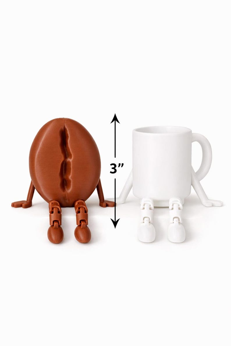 3D printed coffee buddy, articulated coffee cup figure, coffee lover desk decor, cute office gift, coffee mug character,3D printed coffee mug buddy, articulated coffee cup toy, coffee lover gift, desk decoration, office coffee lover decor.

Articulated 3D printed coffee cup character, coffee lover desk buddy, cute coffee mug figure, office gift idea,3D printed coffee mug figure, coffee lover articulated buddy, desk decor for coffee lovers, fun office decoration