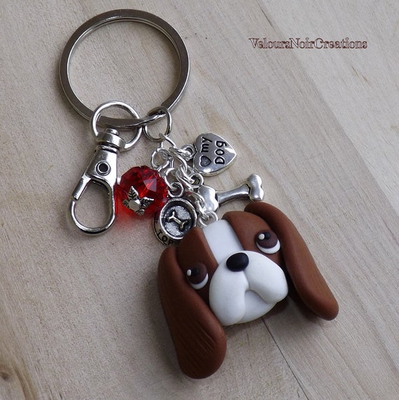 Cavalier king charles keychain top
