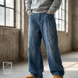 Wide Leg Jeans | Washed Denim Straight Pants | Daily Wear | Y2K Streetwear Style

Wide leg washed denim jeans with straight loose fit and Y2K streetwear style.