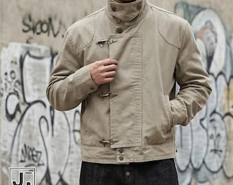 Casual Collared Jacket | Outerwear Loose Fit Top | Daily Wear | Minimalist Streetwear Style