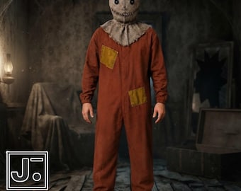 Scarecrow Costume Set | Halloween Onesie Party Outfit | Stage Wear | Trick Treat Style
