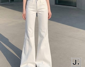 Baggy Flared Jeans | Casual Bell Bottom Pants | Daily Wear | Y2K Streetwear Style