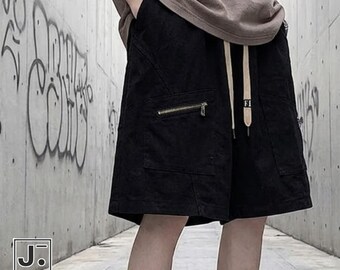 Cargo Short Pants | Pocket Zip Drawstring Shorts | Summer Wear | Street Sport Style
