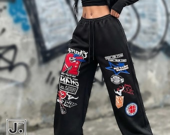 Hip Hop Pants | Wide Leg Dance Bottom | Daily Wear | Street Sport Style
