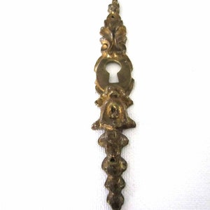 Antique French bronze escutcheon. home design vintage home decoration