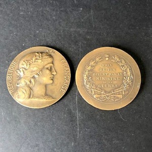 Médaille de tir du ministère de la Guerre par Dupuis ~ médaille de tir