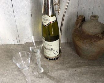Suporte para vinho vintage, utensílio de bar, suporte vertical italiano, porta-vinhos