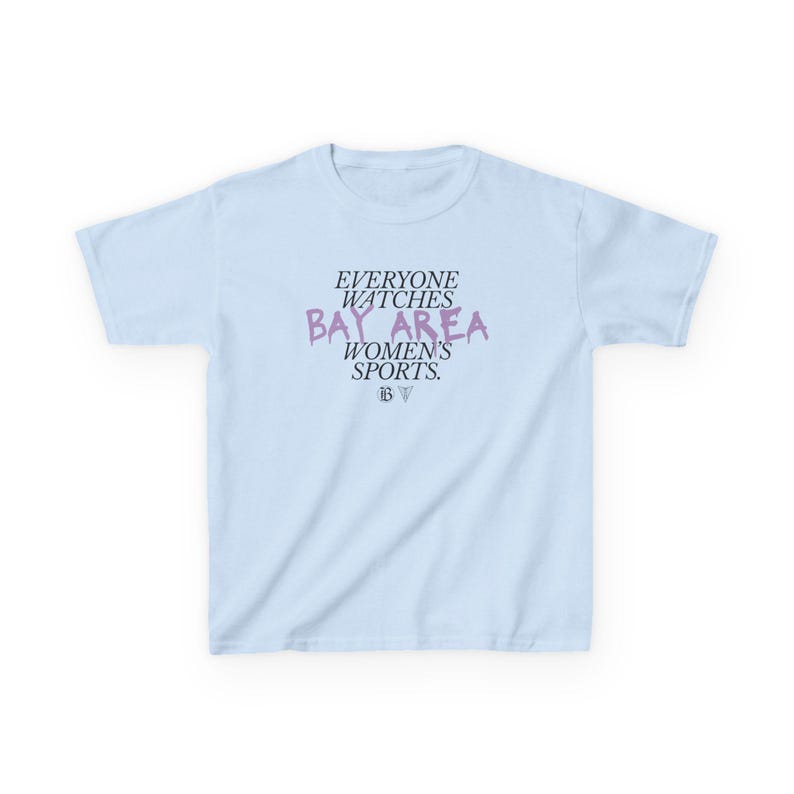 Youth | Everyone Watches Bay Area Women's Sports | Bay FC and Golden State Valkyries Tee (Poppy) image 10