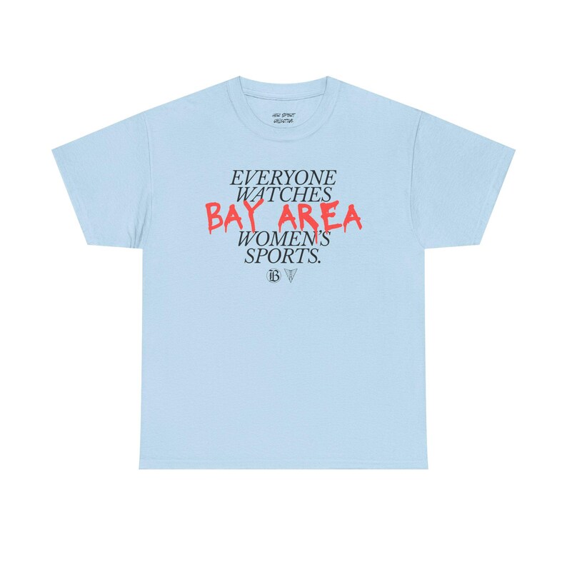 Maglietta unisex Bay FC e Golden State Valkyries (Papavero) - Tutti guardano gli sport femminili della Bay Area immagine 9
