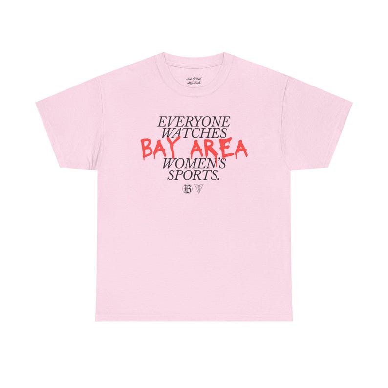 Maglietta unisex Bay FC e Golden State Valkyries (Papavero) - Tutti guardano gli sport femminili della Bay Area immagine 10