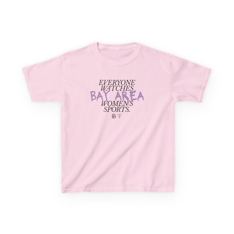 Youth | Everyone Watches Bay Area Women's Sports | Bay FC and Golden State Valkyries Tee (Poppy) image 9