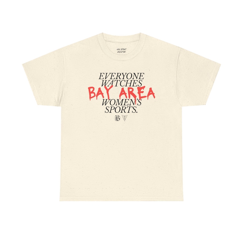 Maglietta unisex Bay FC e Golden State Valkyries (Papavero) - Tutti guardano gli sport femminili della Bay Area immagine 8