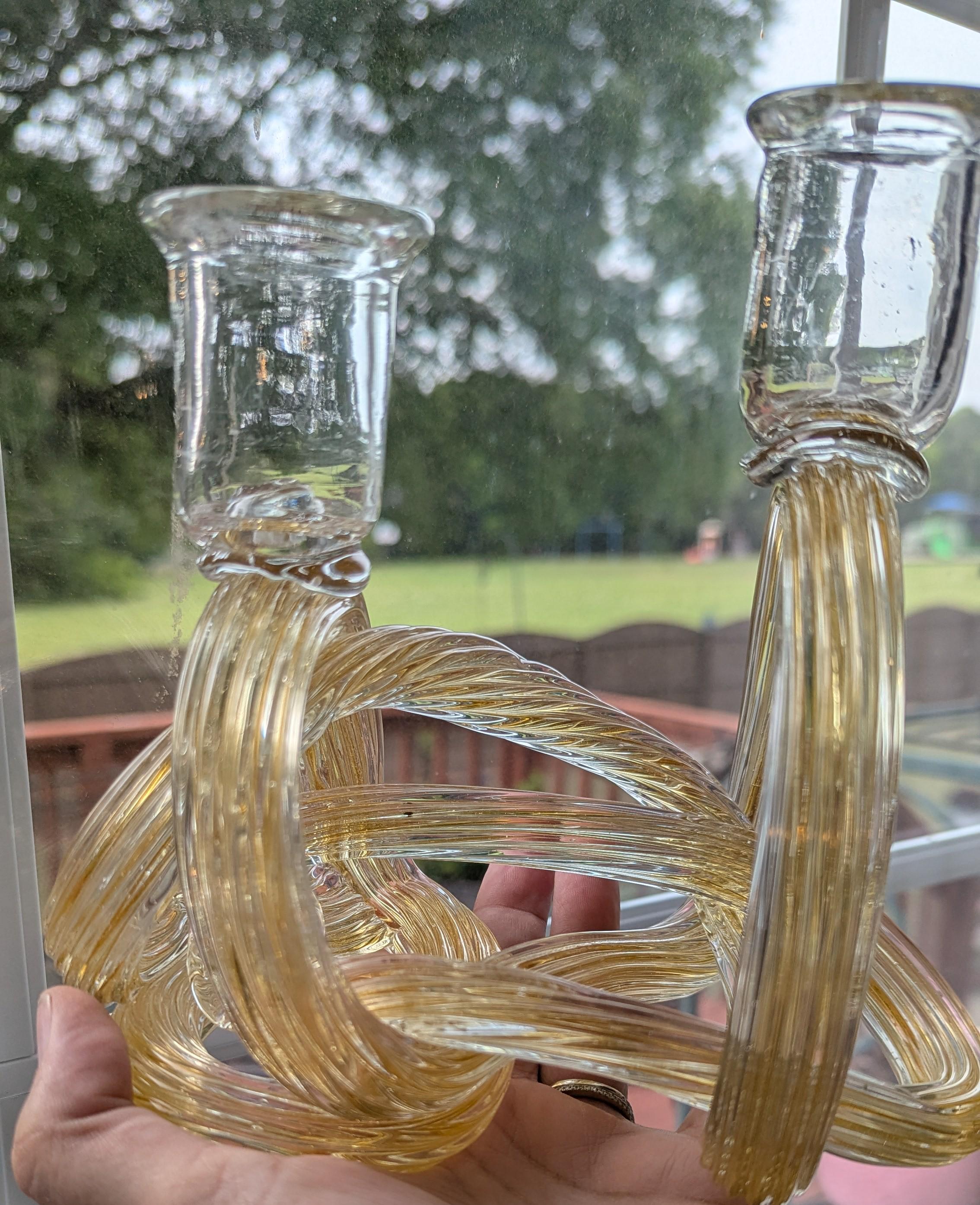 Murano candle holder - Etsy 日本