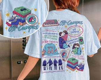 Off Campus Hockey Two-Sided PNG, Briar University Inspired Shirt Design, Graham Hannah Hockey Romance Sublimation File