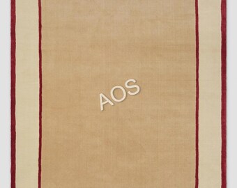 Alfombra de 8x0 con impresionante combinación de colores, tejida a mano, producto de venta rápida para sala de estar.