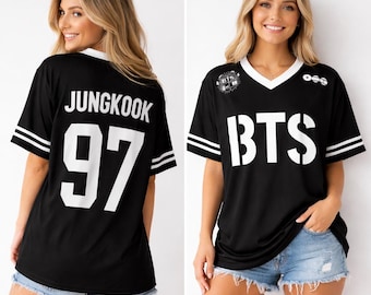 Aangepast Kpop BTS-basketbalshirt, gepersonaliseerd naamnummer BTS 2026 World Tour merchandisingtop, Bangtan Comeback exclusieve fanmerchandise sporttop