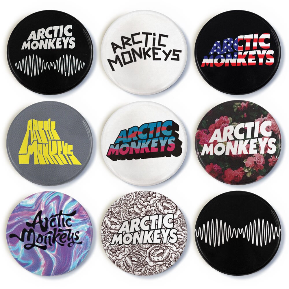 9 X Arctic Monkeys Badges Button Badge Set Etsy 9 X Arctic Monkeys Badges Button Badge Set Etsy