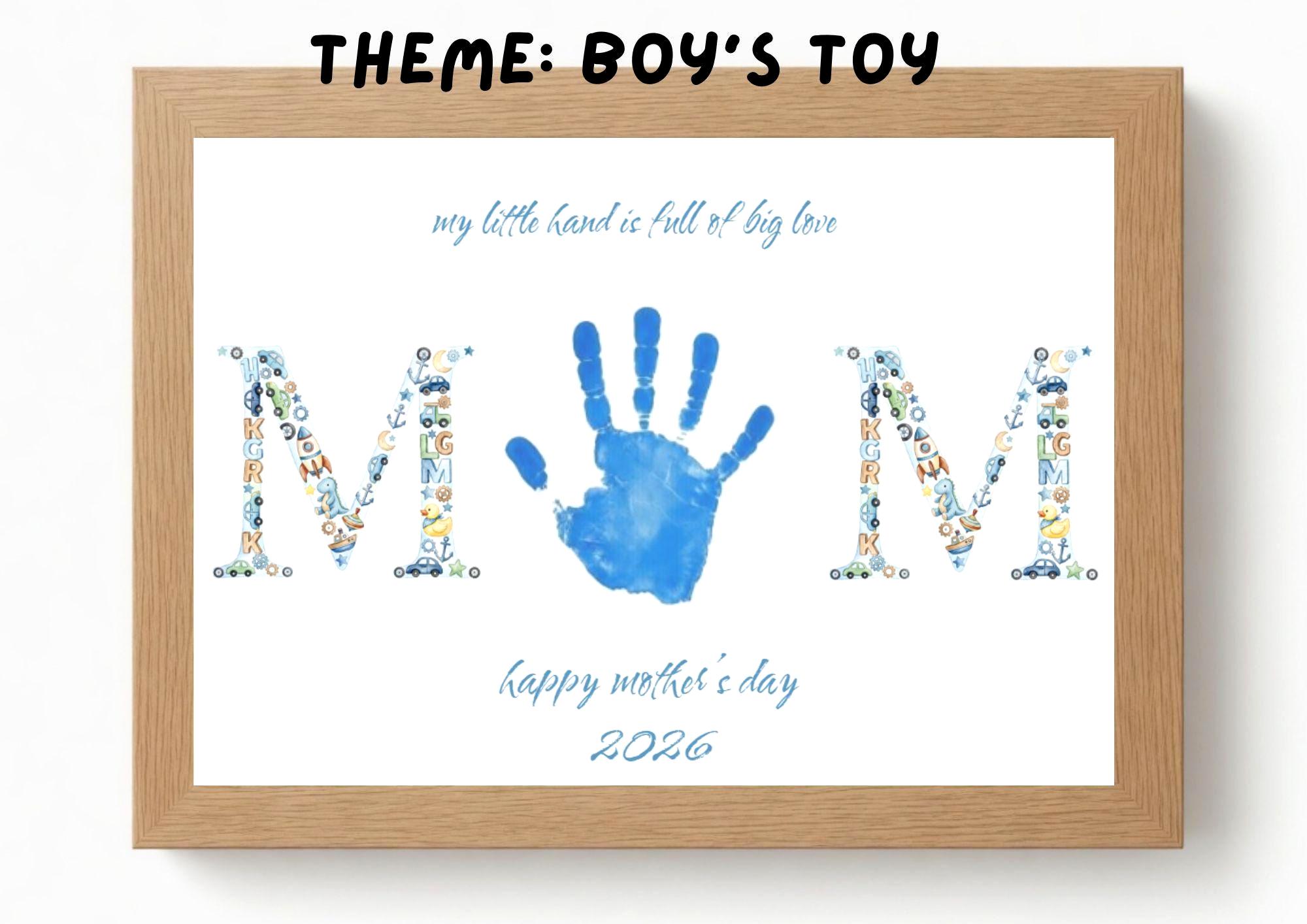 39 Creative Mummy Crafts for Kids: Super Simple & Fun! 29 Mother's Day Car Handprint Craft, Gift for Mum from Son, Race Car…