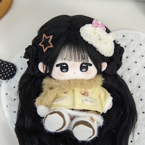 Plush Doll with Skeleton 20CM, Kawaii Plush Doll, Sweet Cotton Doll, DIY Cotton Doll, "Zai"