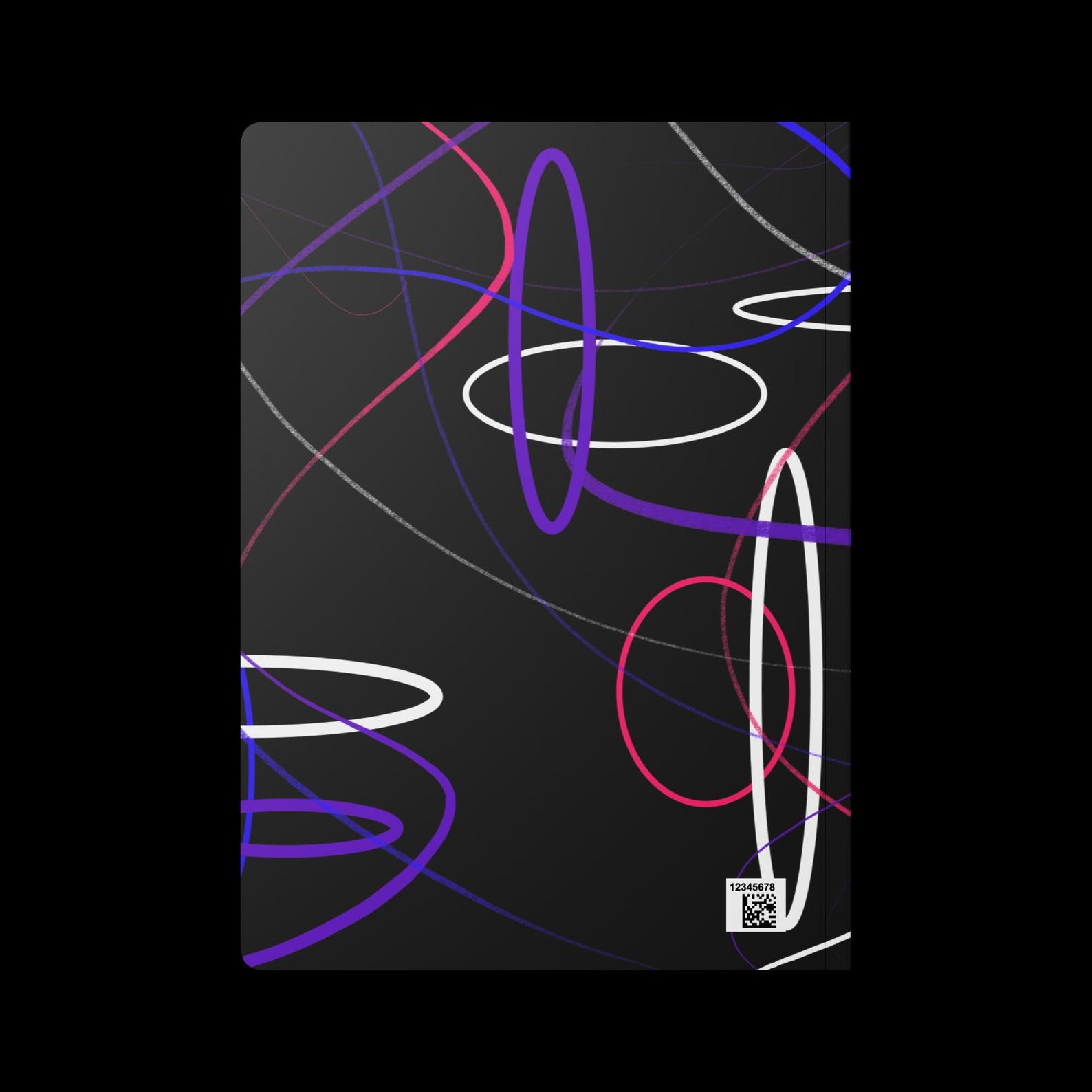 Writing Neon Notebook Abstract Neon Softcover Journal | Modern Art Notebook, Creative Writing ...