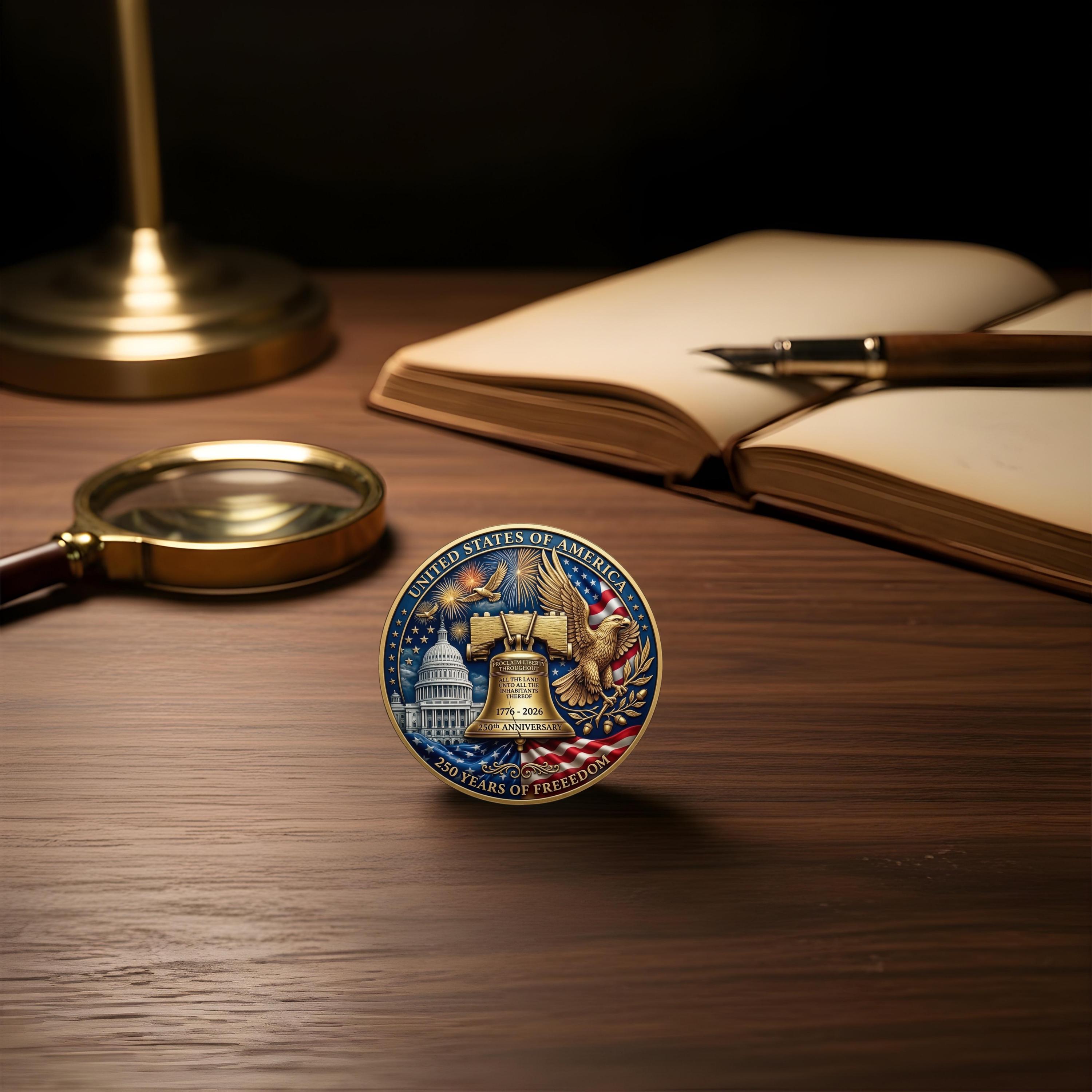 Custom Metal Coin, Personalized Commemorative Keepsake, Gold Silver ...