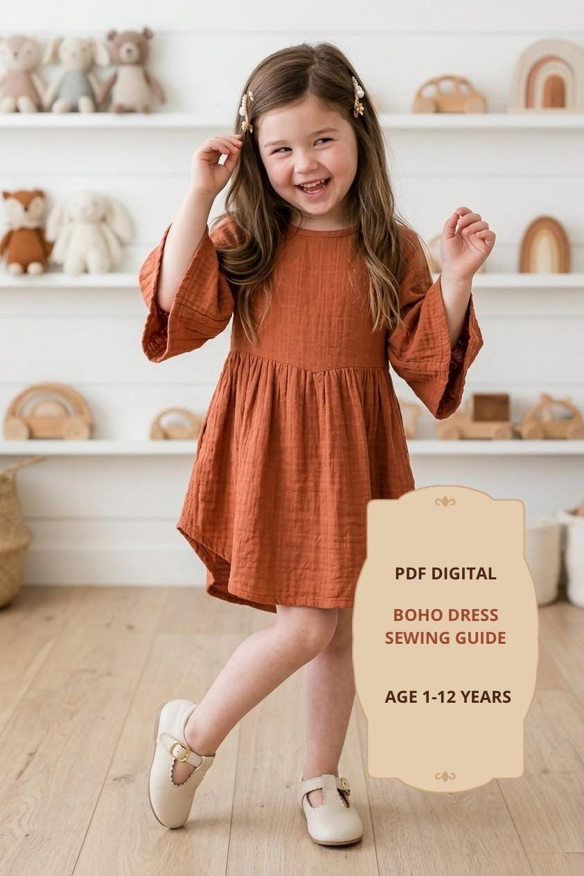 boho dress 12 Girls Dresses Size synkro-set-cost-to-half-of-price ribbed bodycon dress midi Color:Purple/Gold allowing easy movement throughout