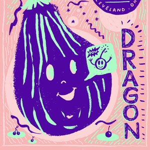 Little Dragon - House of Blues Cleveland - Zeefdruk Poster