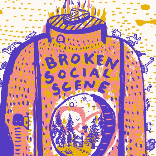 Broken Social Scene Aragon Ballroom Chicago Silk Screened - Etsy UK