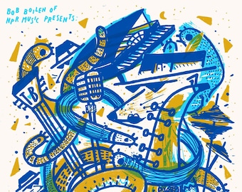 Tank and the Bangas - Nelsonville - Silk Screened Poster