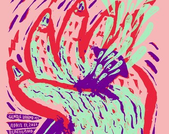 Fuzz - Cleveland - Silk Screened Poster