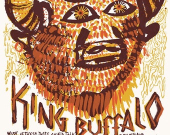 King Buffalo - Cleveland - Silk Screened Poster