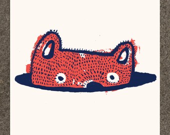 Bear 12" x 12" Art Print