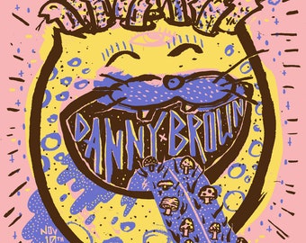 Danny Brown - Cleveland - Silk Screened Poster
