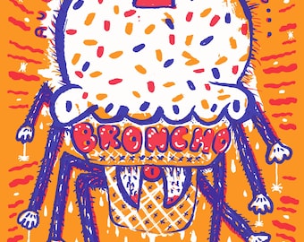 Broncho - Cleveland - Silk Screened Poster