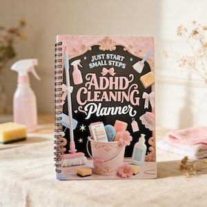 ADHS Putz-Planer Notizbuch | Täglich Wöchentlich Monatliche Routine Organizer (A5 Größe)