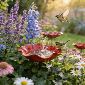 Ti spiego come realizzare un abbeveratoio per uccellini fai da te da mettere in giardino. È bellissimo
