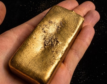 Lingotto d'oro da 500 grammi - Fusione ad alta densità da PC e perni per investimento