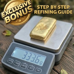 333 g GOUDSTABAAR SCHROOT – High-Density Casting van pc en pinnen voor investering